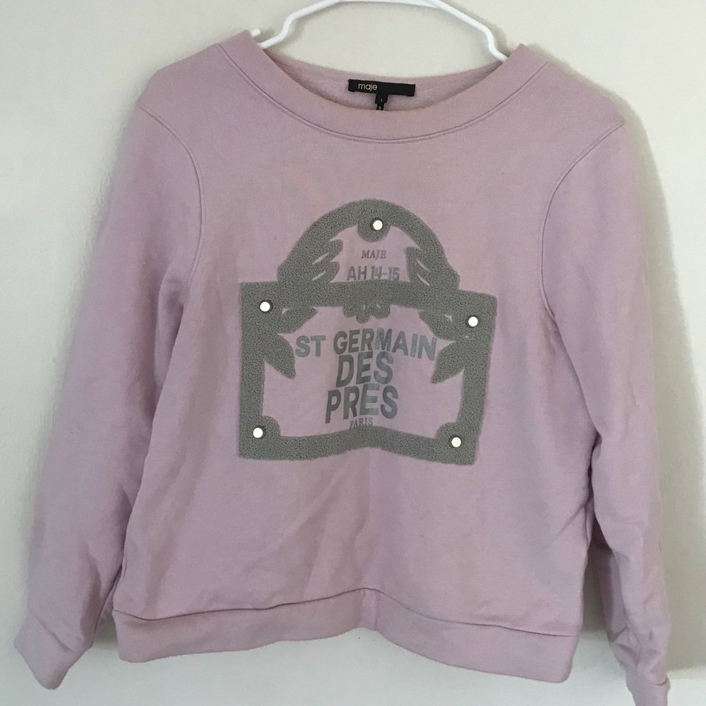 MAJE Pink Sweatshirt